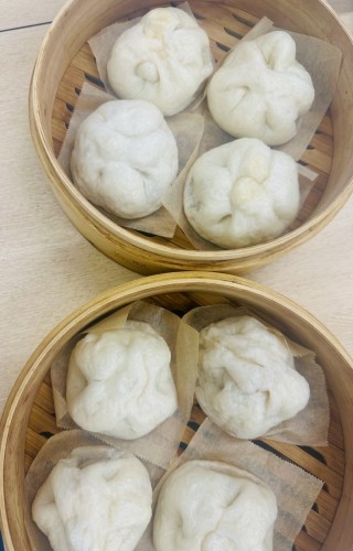 豚まん蒸かしたもの